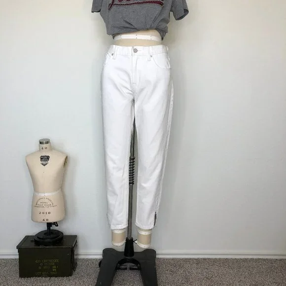 AllSaints Jasper Denim Jeans Cropped Ankle Zip - Picture 2 of 12